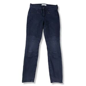 Gap Jeans Size 26 Gap 1969 True Skinny Moto Jeans Women's Denim Pants Ankle Zip